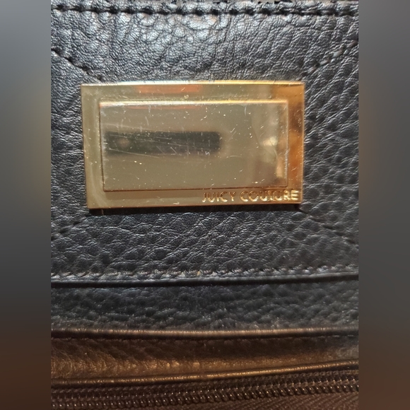 Juicy Couture Mini Bag Black Mini Studded Back Pack Y2K Faux Leather Fringe - Picture 7 of 8